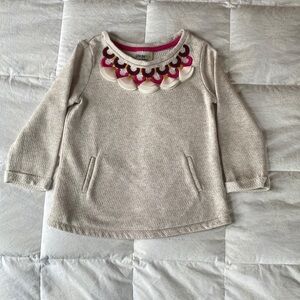 OshKosh Heather Cream Sweatshirt, Size 4T